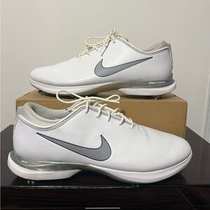 Nike Golf Air Zoom Victory Tour White Golf Cleats Men's Size 12 CW8155-100